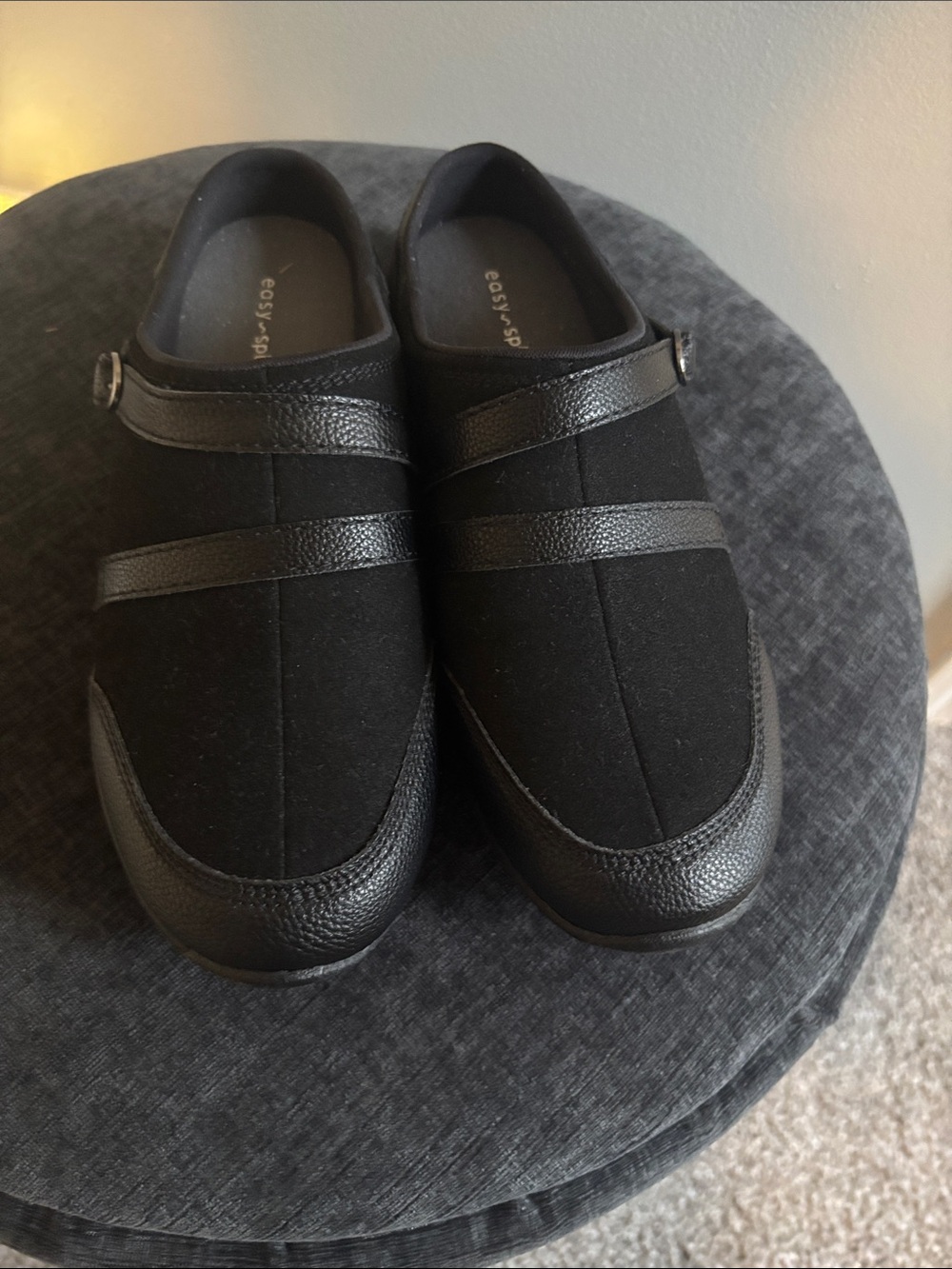 Easy Spirit Black Slip-On Casual Shoes